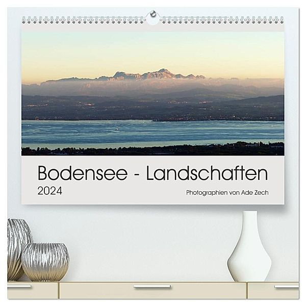 Bodensee - Landschaften (hochwertiger Premium Wandkalender 2024 DIN A2 quer), Kunstdruck in Hochglanz, Ade Zech