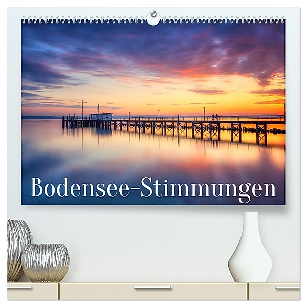 Bodensee-Stimmungen (hochwertiger Premium Wandkalender 2025 DIN A2 quer), Kunstdruck in Hochglanz, Calvendo, Judith Kuhn
