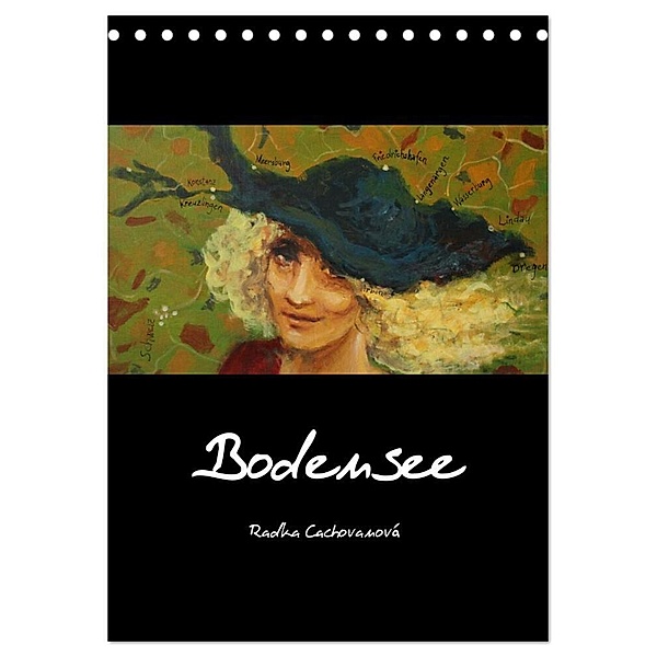 Bodensee (Tischkalender 2024 DIN A5 hoch), CALVENDO Monatskalender, Radka Cachovanová