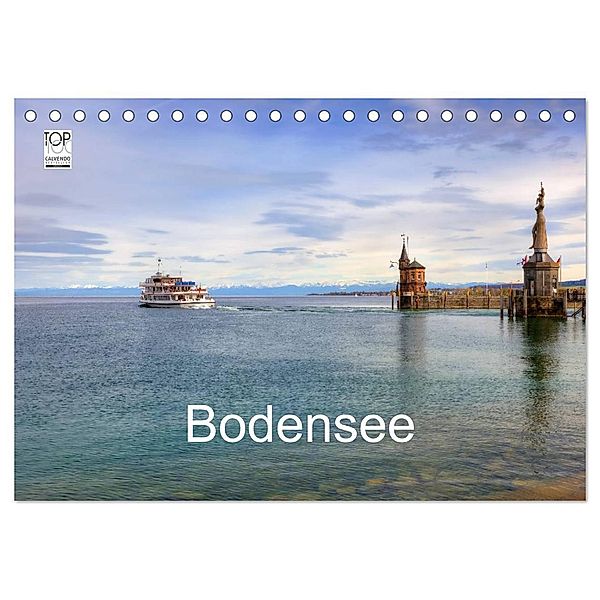 Bodensee (Tischkalender 2024 DIN A5 quer), CALVENDO Monatskalender, Joana Kruse