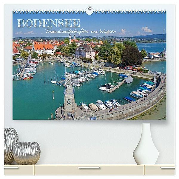 Bodensee - Traumlandschaften am Wasser (hochwertiger Premium Wandkalender 2024 DIN A2 quer), Kunstdruck in Hochglanz, Elisabeth Schittenhelm
