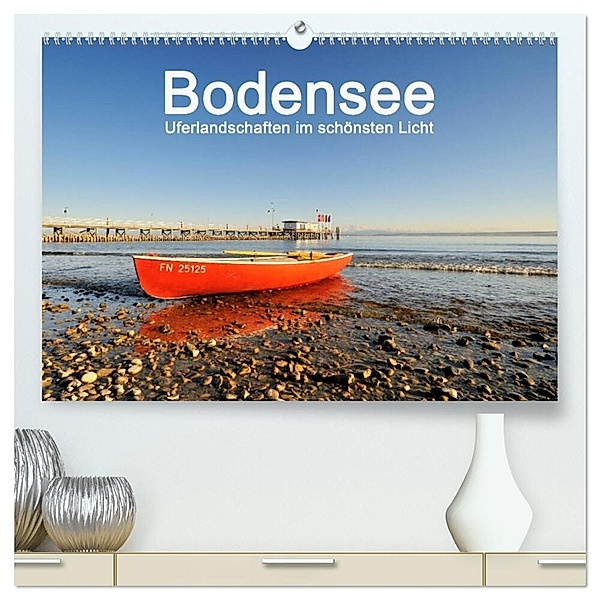 Bodensee - Uferlandschaften im schönsten Licht 2024 (hochwertiger Premium Wandkalender 2024 DIN A2 quer), Kunstdruck in Hochglanz, Markus Keller
