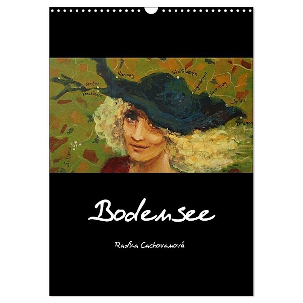 Bodensee (Wandkalender 2024 DIN A3 hoch), CALVENDO Monatskalender, Radka Cachovanová