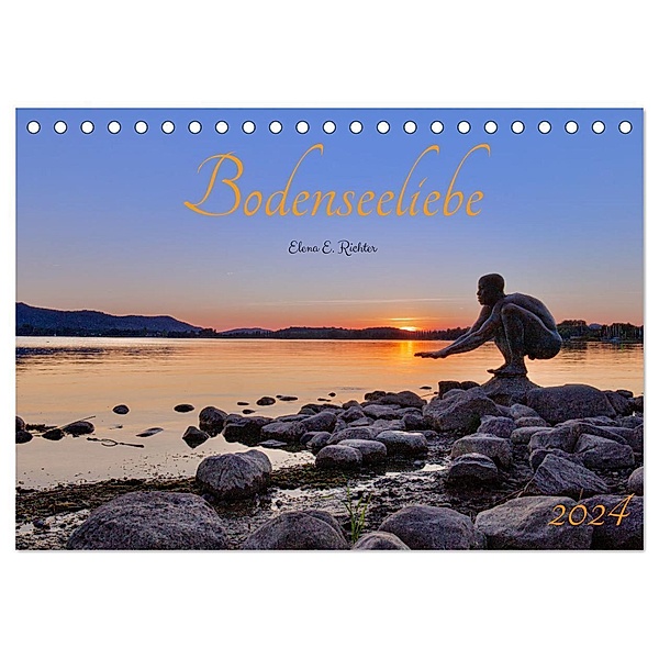 Bodenseeliebe (Tischkalender 2024 DIN A5 quer), CALVENDO Monatskalender, Elena E. Richter