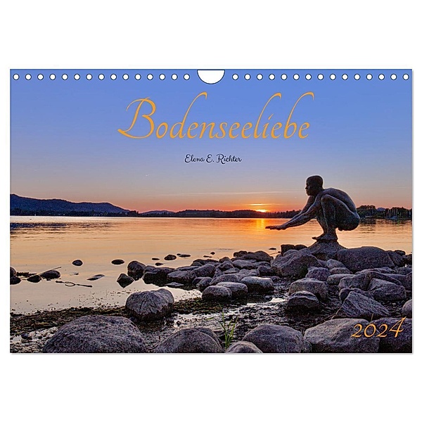 Bodenseeliebe (Wandkalender 2024 DIN A4 quer), CALVENDO Monatskalender, Elena E. Richter