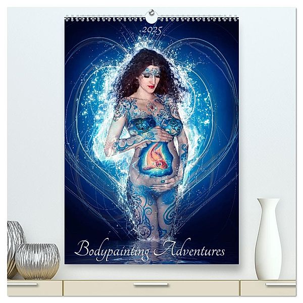 Bodypainting Adventures (hochwertiger Premium Wandkalender 2025 DIN A2 hoch), Kunstdruck in Hochglanz, Calvendo, Julie Boehm