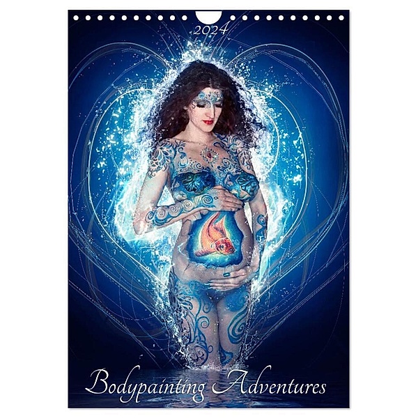 Bodypainting Adventures (Wandkalender 2024 DIN A4 hoch), CALVENDO Monatskalender, Julie Boehm