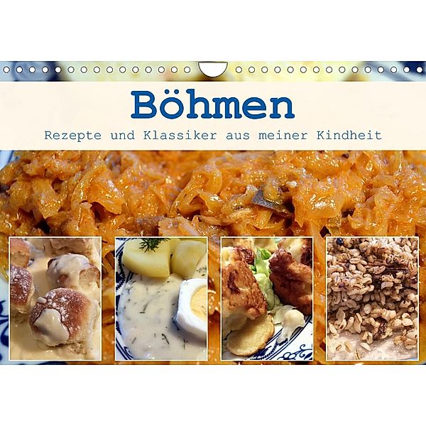 Böhmen - Rezepte und Klassiker aus meiner Kindheit (Wandkalender 2023 DIN A4 quer), Dana Havlikova