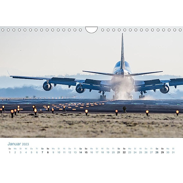BOEING 747 Königin der Lüfte Wandkalender 2023 DIN A4 quer Kalender