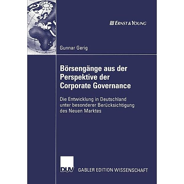 Börsengänge aus der Perspektive der Corporate Governance, Gunnar Gerig