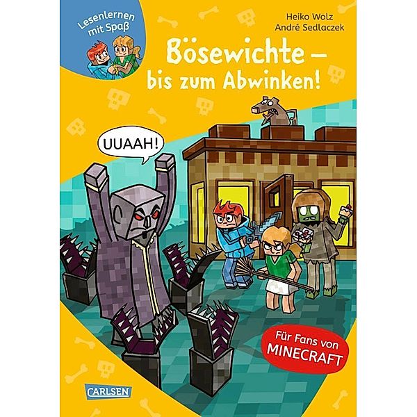 Bösewichte - bis zum Abwinken! / Lesenlernen mit Spass - Minecraft Bd.5, Heiko Wolz