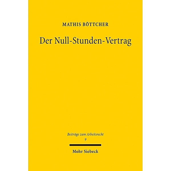 Böttcher, M: Null-Stunden-Vertrag, Mathis Böttcher
