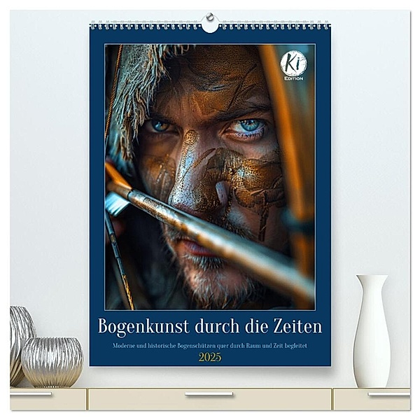 Bogenkunst durch die Zeiten (hochwertiger Premium Wandkalender 2025 DIN A2 hoch), Kunstdruck in Hochglanz, Calvendo, Kerstin Waurick