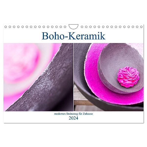 Boho - Keramik, modernes Steinzeug für Zuhause (Wandkalender 2024 DIN A4 quer), CALVENDO Monatskalender, Susanne Stark Sugarsweet - Photo