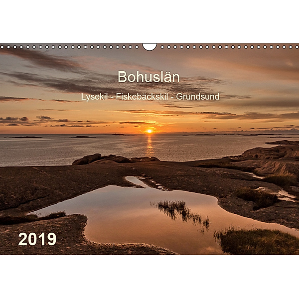 Bohuslän. Lysekil - Fiskebäckskil - Grundsund (Wandkalender 2019 DIN A3 quer), Klaus Kolfenbach