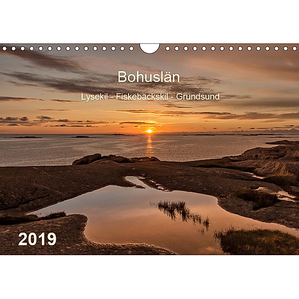 Bohuslän. Lysekil - Fiskebäckskil - Grundsund (Wandkalender 2019 DIN A4 quer), Klaus Kolfenbach