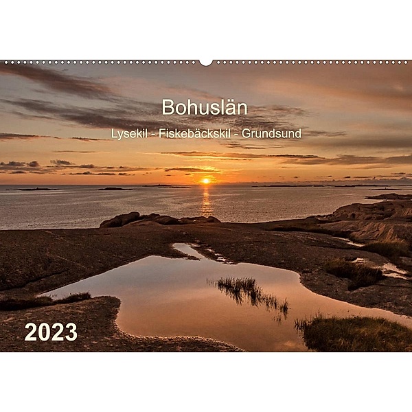 Bohuslän. Lysekil - Fiskebäckskil - Grundsund (Wandkalender 2023 DIN A2 quer), Klaus Kolfenbach
