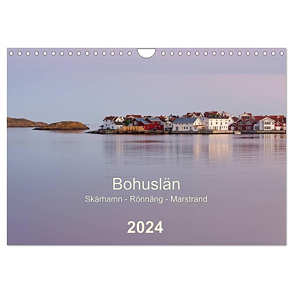 Bohuslän. Skärhamn - Rönnäng - Marstrand (Wandkalender 2024 DIN A4 quer), CALVENDO Monatskalender, Klaus Kolfenbach