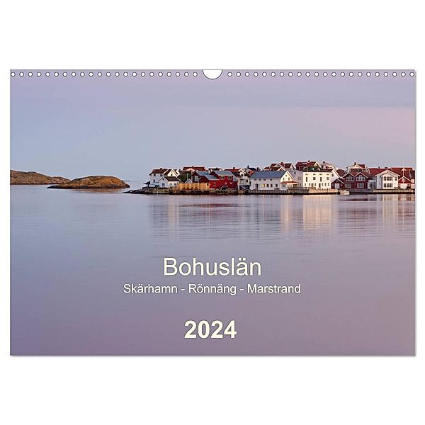 Bohuslän. Skärhamn - Rönnäng - Marstrand (Wandkalender 2024 DIN A3 quer), CALVENDO Monatskalender, Klaus Kolfenbach