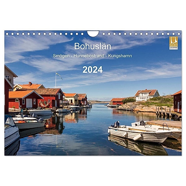 Bohuslän. Smögen - Hunnebostrand - Kungshamn (Wandkalender 2024 DIN A4 quer), CALVENDO Monatskalender, Klaus Kolfenbach