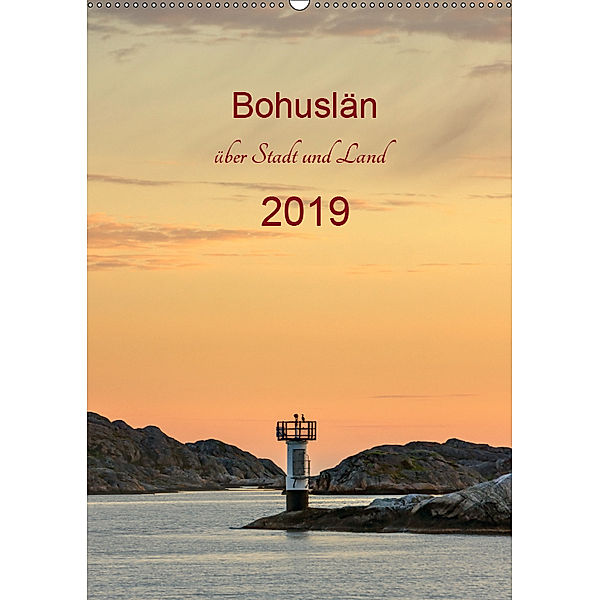 Bohuslän - über Stadt und Land (Wandkalender 2019 DIN A2 hoch), Klaus Kolfenbach