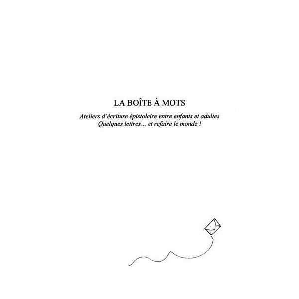 Boite a mots la / Hors-collection, Marty Laurent