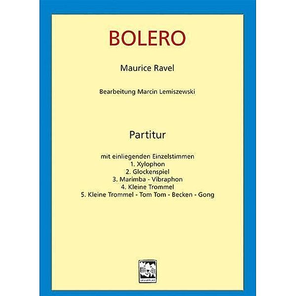 Bolero Quintett für Schlagwerk