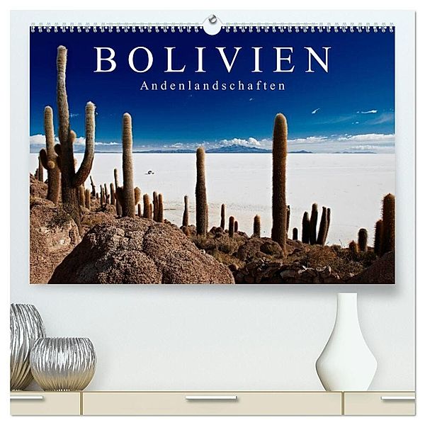 Bolivien Andenlandschaften CH-Version (hochwertiger Premium Wandkalender 2024 DIN A2 quer), Kunstdruck in Hochglanz, Jürgen Ritterbach