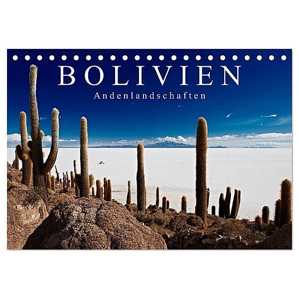 Bolivien Andenlandschaften CH-Version (Tischkalender 2024 DIN A5 quer), CALVENDO Monatskalender, Jürgen Ritterbach