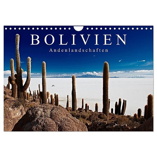 Bolivien Andenlandschaften CH-Version (Wandkalender 2024 DIN A4 quer), CALVENDO Monatskalender, Jürgen Ritterbach