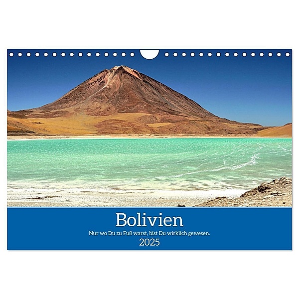 Bolivien - Eine Wanderreise (Wandkalender 2025 DIN A4 quer), CALVENDO Monatskalender, Calvendo, Thomas Daum