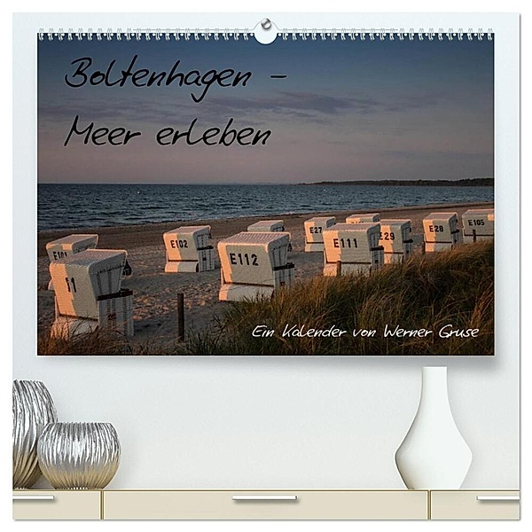 Boltenhagen - Meer erleben (hochwertiger Premium Wandkalender 2024 DIN A2 quer), Kunstdruck in Hochglanz, Werner Gruse