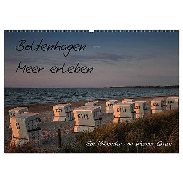Boltenhagen - Meer erleben (Wandkalender 2024 DIN A2 quer), CALVENDO Monatskalender, Werner Gruse