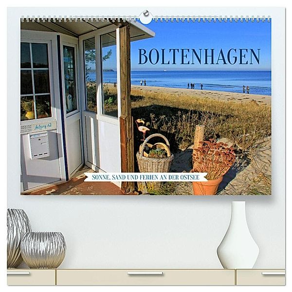 Boltenhagen - Sonne, Sand und Ferien an der Ostsee (hochwertiger Premium Wandkalender 2024 DIN A2 quer), Kunstdruck in Hochglanz, Holger Felix