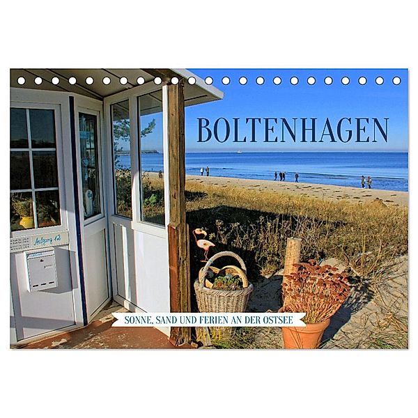 Boltenhagen - Sonne, Sand und Ferien an der Ostsee (Tischkalender 2024 DIN A5 quer), CALVENDO Monatskalender, Holger Felix