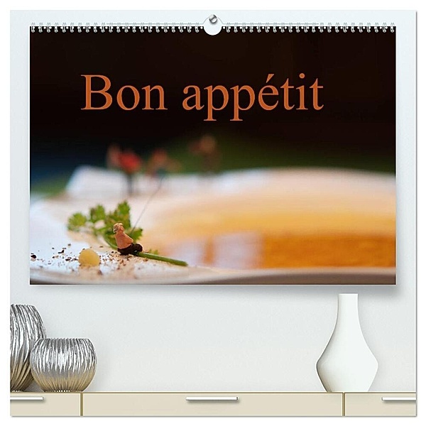 Bon appétit (hochwertiger Premium Wandkalender 2024 DIN A2 quer), Kunstdruck in Hochglanz, Brigitte Stehle