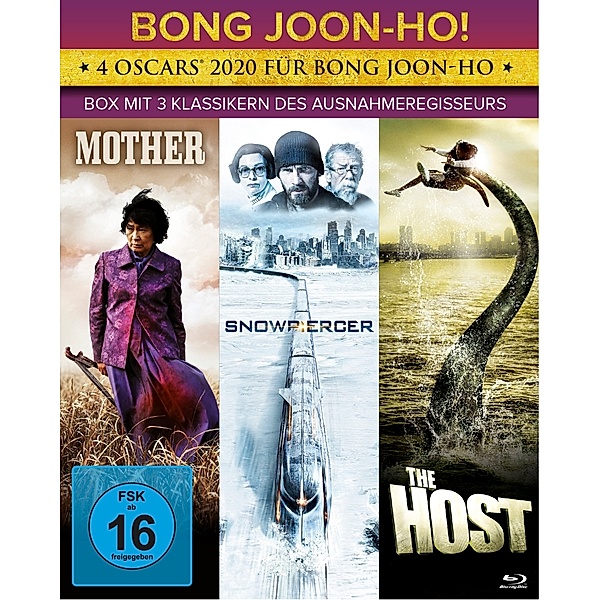 Bong Joon-ho! - Box mit seinen 3 Klassikern The Host, Mother und Snowpiercer, Bong Joon-Ho