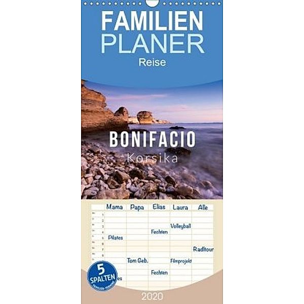 Bonifacio. Korsika - Familienplaner hoch (Wandkalender 2020 , 21 cm x 45 cm, hoch), Mikolaj Gospodarek