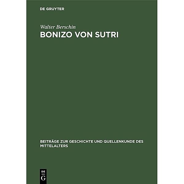 Bonizo von Sutri, Walter Berschin