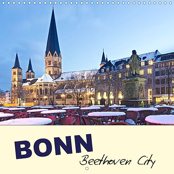 BONN Beethoven City (Wall Calendar 2023 300 × 300 mm Square), U boeTtchEr