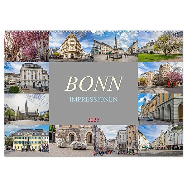 Bonn Impressionen (Wandkalender 2025 DIN A2 quer), CALVENDO Monatskalender, Calvendo, Dirk Meutzner