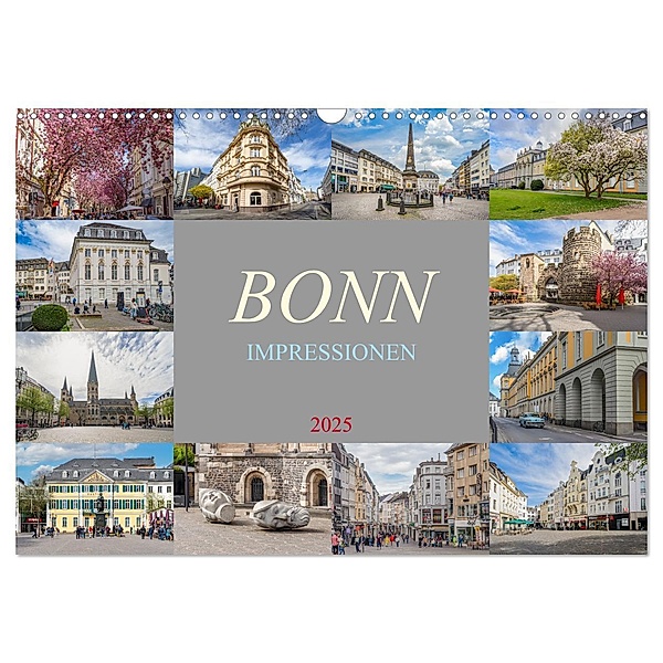 Bonn Impressionen (Wandkalender 2025 DIN A3 quer), CALVENDO Monatskalender, Calvendo, Dirk Meutzner