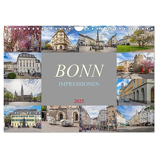 Bonn Impressionen (Wandkalender 2025 DIN A4 quer), CALVENDO Monatskalender, Calvendo, Dirk Meutzner