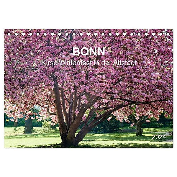Bonn - Kirschblütenfest in der Altstadt (Tischkalender 2024 DIN A5 quer), CALVENDO Monatskalender, Wolfgang Reif