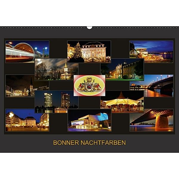 BONNER NACHTFARBEN (Wandkalender 2014 DIN A2 quer), Braschi