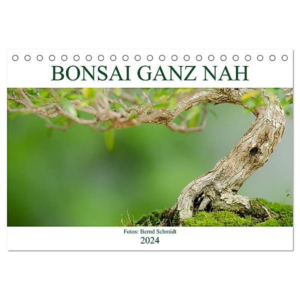 Bonsai ganz nah (Tischkalender 2024 DIN A5 quer), CALVENDO Monatskalender, Bernd Schmidt