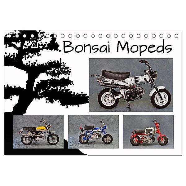 Bonsai Mopeds (Tischkalender 2025 DIN A5 quer), CALVENDO Monatskalender, Calvendo, Ingo Laue