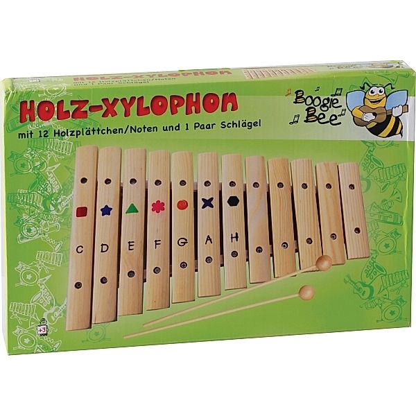 Boogie Bee Holz Xylophon 12 Noten