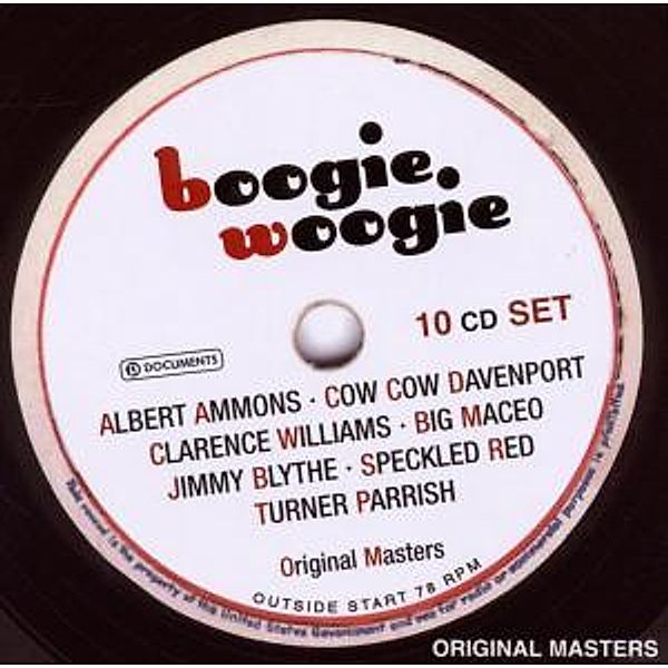 Boogie Woogie, 10 CDs, Diverse Interpreten