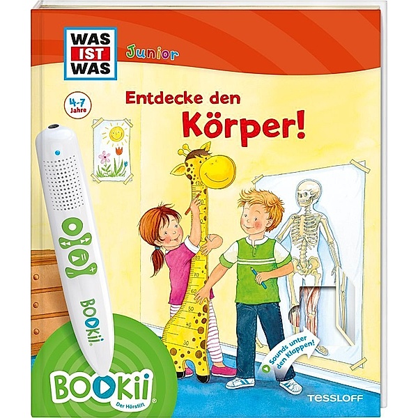 BOOKii / Antippen, Spielen, Lernen / Was ist was Junior: Entdecke den Körper!, Sandra Noa, Claudia Kaiser, Martin Lickleder